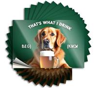 Adesivi inappropriati That's What I Drink, You Know. 10 adesivi per auto divertenti decalcomanie per auto (12 x 18 cm)
