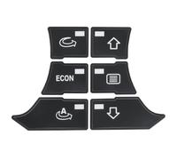 Adesivi interni Compatibile Con A3 8P 2003 2004 2005 2006 2007 2008 2009 2010 2011 2012 Kit Adesivi Per Pulsanti AC Cruscotto Auto Adesivi Per Interruttore Controllo Clima Del Cruscotto