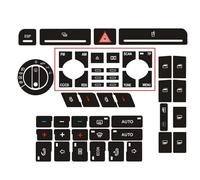 Adesivi interni Compatibile Con A4 Per B6 B7 Adesivo Per Pulsante Radio Anteriore Auto Kit Di Riparazione Per Pulsante Alzacristalli Elettrico Allarme Climatizzatore Accessori