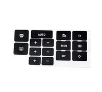 Adesivi interni Compatibile Con A6 C5 Adesivi Per La Riparazione Pulsante Controllo Clima AC Accessorio Adesivo Per Pulsante Controllo Dell'aria Nero Opaco
