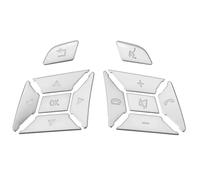 Adesivi interni Compatibile Con Benz Per R172 W218 2011 2012 2013 2014 2015 Per W204 2011 2012 2013 Kit Di Pulsanti Interruttore Al Volante Per Auto Adesivi La Copertura Della Modanatura