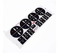 Adesivi interni Compatibile Con Buick Per Enclave CX CXL 2006 2007 2008 2009 2010 2011 2012 Adesivo Per Pulsante Controllo Aria Condizionata Autoradio Adesivo Pulsante Controllo Clima AC