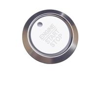 Adesivi interni Compatibile con Ford per Raptor 2015 2016 2017 2018 2019 2020 copertura pulsante avviamento arresto motore dell'auto adesivo di rivestimento(Silver)