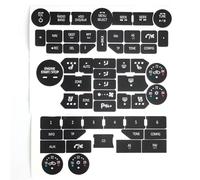 Adesivi interni Compatibile Con SAAB Per Gen 3 9-5NG 9-4X Adesivi Di Ricambio Per Auto Interni Multimedia AC Pulsante Controllo Del Clima Kit Riparazione