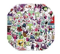 Adesivi InvaderZM, 50 Pcs Figure Stickers Impermeabili in Vinile Per Feste, Scrapbook, Quaderni, Skateboard Per Adolescenti E Studenti