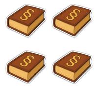 Adesivi laminati: 100 mm, 4 pezzi, codice di legge resistente