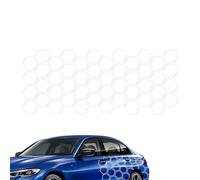 Adesivi laterali per auto a nido d'ape | Decalcomanie decorative per i lati | della portiera dell'auto, 60 cm x 200 cm, motivo a nido d'ape, autoadesiva, decorazione per portiere