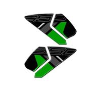 ADESIVI LATERALI SERBATOIO RESINA 3D COMPATIBILE CON KAWASAKI VERSYS 650 2024 L-193 (Candy Lime Green)
