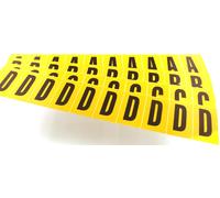 adesivi lettere 26 strisce 10 lettere A-Z altezza 60mm