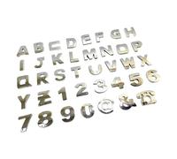 Adesivi Lettere 3D - Adesivi Auto 3D, Lettere Resistenti Ai Raggi UV E Alle Intemperie 2,5x2,2cm, Set Da 40 Pezzi | Decorazione Personalizzata Per SUV, Camion, Finestre, Laptop, Uso Esterno