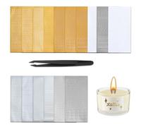 Adesivi Lettere e Numeri, Adesivi Lettere Alfabeto Adesive e Numeri Adesivi - Set di Decorazione Oro e Argento per Candele, Feste,Inviti e Progetti Artigianali, fornito con una pinzetta a punta dritta