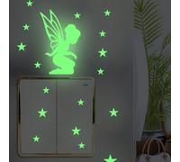 Adesivi luminescenti da parete, adesivi luminosi per interruttori, decalcomanie in PVC, regali per compleanni e lauree, decorazione per camera, decorazione per la casa, decorazione per pareti, decoraz
