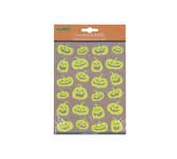 Adesivi luminosi di Halloween con zucca