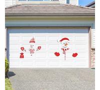 Adesivi magnetici per frigorifero con pupazzo di neve, impermeabili e per decorazione stagionale su frigoriferi e porte del garage, facili da applicare (CT004)