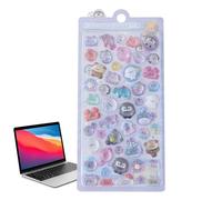 Adesivi Mini - Stickers Animali 3D in Rilievo | Adesivi 3D Divertenti per Bambini, Decorazioni Creative per Quaderni & Scrapbook, Carta Autoadesiva & Resina Epossidica, 9,5x20cm, 50pz per