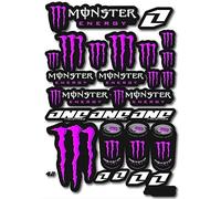 Adesivi Monster Energy - Stickers Moto - Quad - Motocross - Motociclette, Automobili, Caschi, Notebook Per Computer E Altri Oggetti
