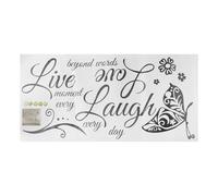 Adesivi motivazionali a forma di farfalla con temi Live Laugh Love, idea unica per la decorazione della casa