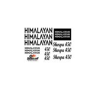 adesivi Moto - 15 adesivi Royal Enfield Old Stickers - HIMALAYAN SHERPA 450