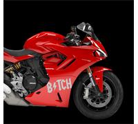 Adesivi Moto BITCH Porta Scooter Motociclo vinile Tuning chitarra COD.M0023