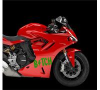 Adesivi Moto BITCH Porta Scooter Motociclo vinile Tuning chitarra COD.M0023