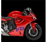Adesivi Moto BITCH Porta Scooter Motociclo vinile Tuning chitarra COD.M0023