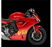Adesivi Moto BITCH Porta Scooter Motociclo vinile Tuning chitarra COD.M0023
