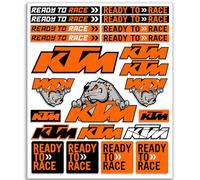 Adesivi Moto Riflettenti in Vinile, Decals per KTM 390 790 890 990 1190 Adventure 1290 Super Pronto Per Correre (FG-KTMX08)