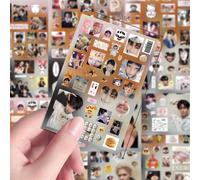 Adesivi multi-stile K-POP ENHYPN con vari look quotidiani, Jungwon, Heeseung, Jay, Jake, Sunghoon, Sunoo, Ni-Ki, adesivi decorativi, adesivi carini per il supporto dei fan, per decorare quaderni / dia