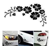 Adesivi multicolore Confezione di adesivi a fiore, etichetta delicata per auto, motivo floreale, 30 x 14 cm, etichetta impermeabile