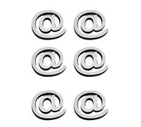 Adesivi murali acrilici lettere e farfalle per arredamento casa 6 pezzi