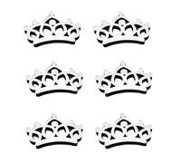 Adesivi murali acrilici lettere e farfalle per arredamento casa 6 pezzi