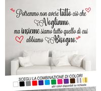 ADESIVI MURALI ADESIVO DECORAZIONI MURALES POTREMMO NON AVERE TUTTO INSIEME