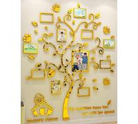 Adesivi Murali Albero Della vita Adesivo da Parete 3D DIY Famiglia Cornice Albero Adesivo Muro per Foto per Camera da Letto Soggiorno Divano (XXL:220 * 181cm)