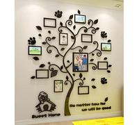 Adesivi Murali Albero Della vita Adesivo da Parete 3D DIY Famiglia Cornice Albero Adesivo Muro per Foto per Camera da Letto Soggiorno Divano (XXL:220 * 181cm)