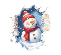 Adesivi Murali Babbo Natale, Adesivi Natalizi 3D Che Rompono I Muri, Decalcomanie Staccabili E Attaccabili, Decorazioni Natalizie Invernali, Per Camere Lettos, Soggiorni, Decorazioni Feste Casa