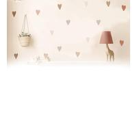 Adesivi murali bohémien a forma di cuore, 72 pezzi Adesivi da parete per bambini, Adesivo Della Parete per Baby Room, decorazioni cameretta bambina, decorazioni per cameretta aula