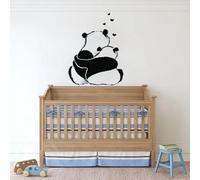 Adesivi murali carini per cameretta dei bambini, animali, decorazione per la casa, adesivi murali in vinile, carta da parati con abbracci carini, 42x56 cm
