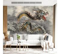 Adesivi Murali Da Parete Grandi 3D Drago Orientale FantasyCarta da parati autoadesiva in seta per soggiorno, adatta anche a camere da letto e corridoi. 350x245cm