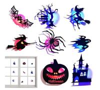Adesivi Murali Di Halloween | Decalcomanie Per Sculture Tremolanti A LED Da | Stacca E Incolla Le Decorazioni Murali 3D Di Halloween Per Casa, Camera Da , Porta, Finestra, , Ingresso