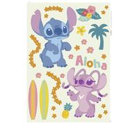 Adesivi Murali Disney Stitch 50x70cm Set Di 31 Pezzi Decorazione Camera Bambini