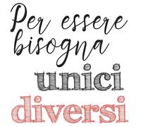 Adesivi murali Essere Diversi 31x31 cm 2 fogli Multicolore