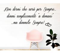 Adesivi murali Frasi amore per sempre Wall stickers love decorazione da parete