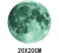 Adesivi Murali Glow in the for Dark Moon Planet PVC per Cameretta Bambini for