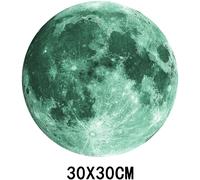 Adesivi Murali Glow in the for Dark Moon Planet PVC per Cameretta Bambini for