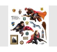Adesivi Murali Harry Potter Quidditch per Cameretta e Stanza dei Neonati, Stickers da Parete per Bambine e Bambini di AG Design | 30 x 30 cm | ADKS 3830