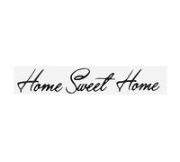 Adesivi Murali,Home Sweet Home Removibile Autoadesivo Impermeabile PVC Carta da Parati Fai da te 3D Adesivo Murale Applique Art Deco Usato per Bagno, Soggiorno, Camera da Letto, TV Sfondo Muro