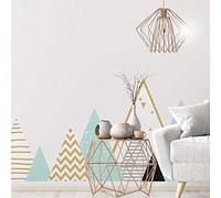 Adesivi murali per bambini, decorazione per la cameretta dei bambini, adesivi murali in stile scandinavo, adesivi da parete gigante di montagne, scandinavo, dimensioni 60 x 100 cm