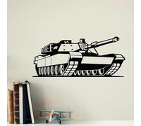Adesivi murali per garage, militari e carri armati, per camerette dei bambini, poster in vinile, adesivi murali