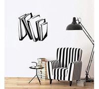 Adesivi murali per la casa - Adesivi murali decorativi per sala studio della biblioteca, adatti per aule scolastiche, biblioteca e area di lettura Adesivi murali rimovibili in vinile 56X56Cm