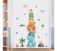 Adesivi murali per la decorazione della casa con simpatici animali, carta da parati autoadesiva per cameretta dei bambini e asilo(C)